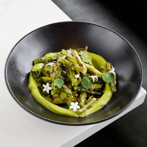 spring dinner menu | grilled asparagus | eden in avondale chicago