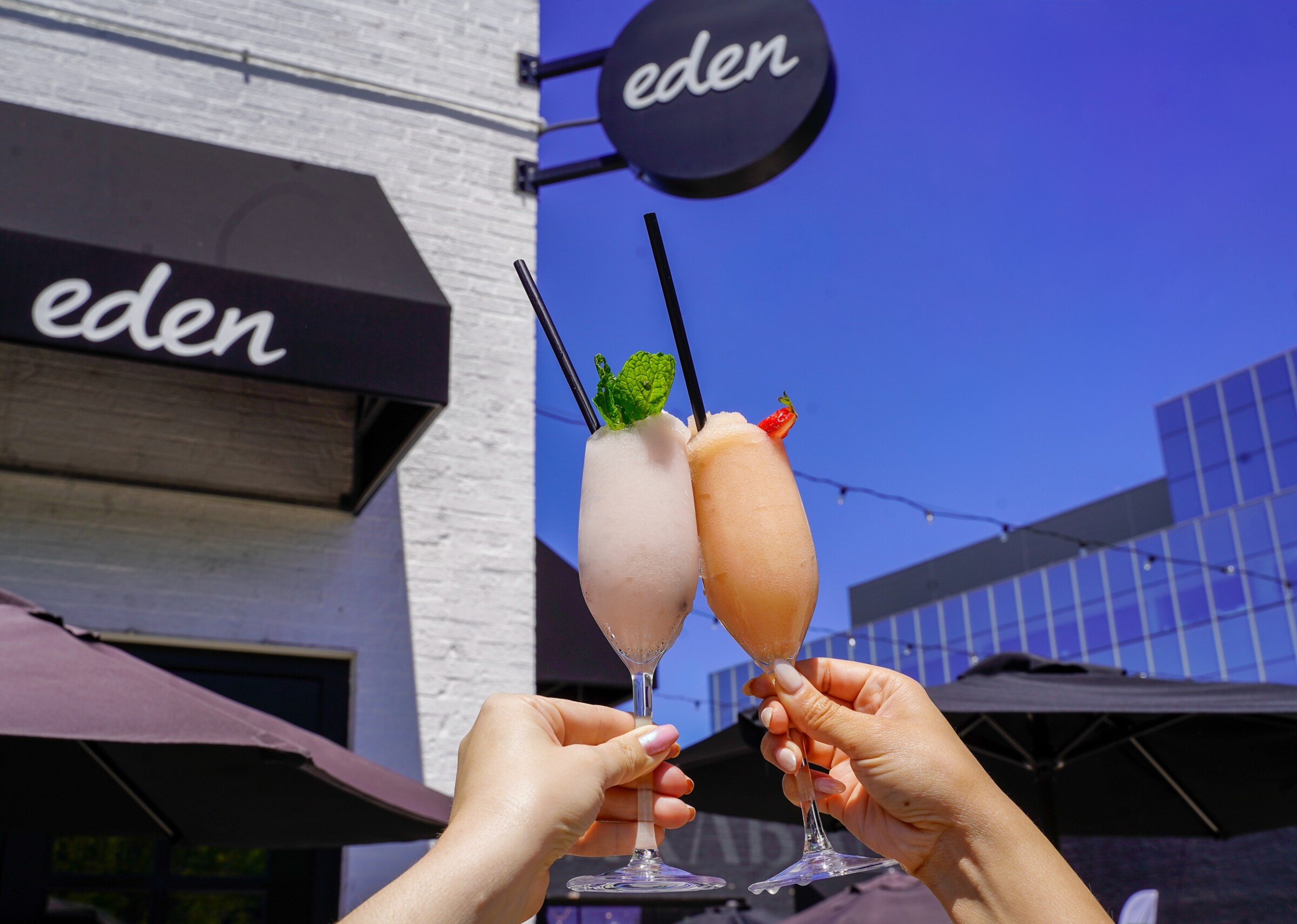 frozen cocktails from eden for its 2026 summer happy hour in chicago menu