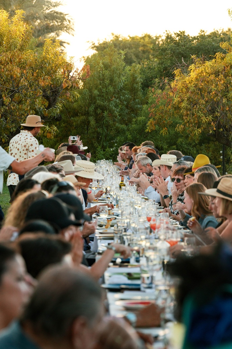 Outstanding in the Field dinner at Oriana's Orchard